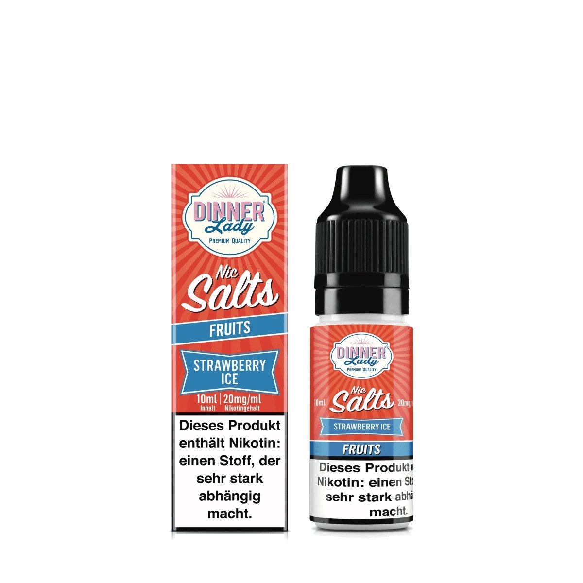 Entdecke den frostigen Erdbeertraum: Nic Salts Strawberry Ice mit süßem Erdbeergeschmack und kühlendem Menthol.