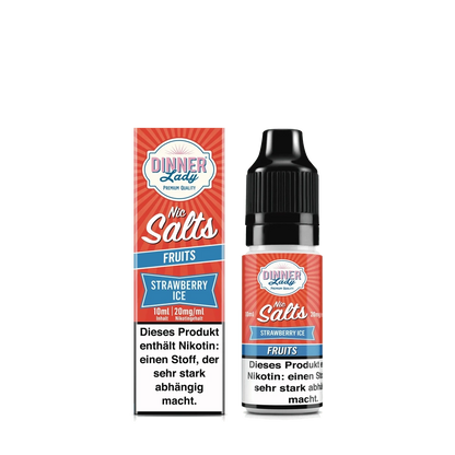 Entdecke den frostigen Erdbeertraum: Nic Salts Strawberry Ice mit süßem Erdbeergeschmack und kühlendem Menthol.