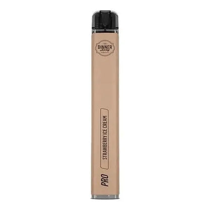 Alt Tag: Entdecke den Dinner Lady Vape Pen Pro in der Geschmacksrichtung Erdbeereis – dein süßes, cremiges Dampferlebnis.