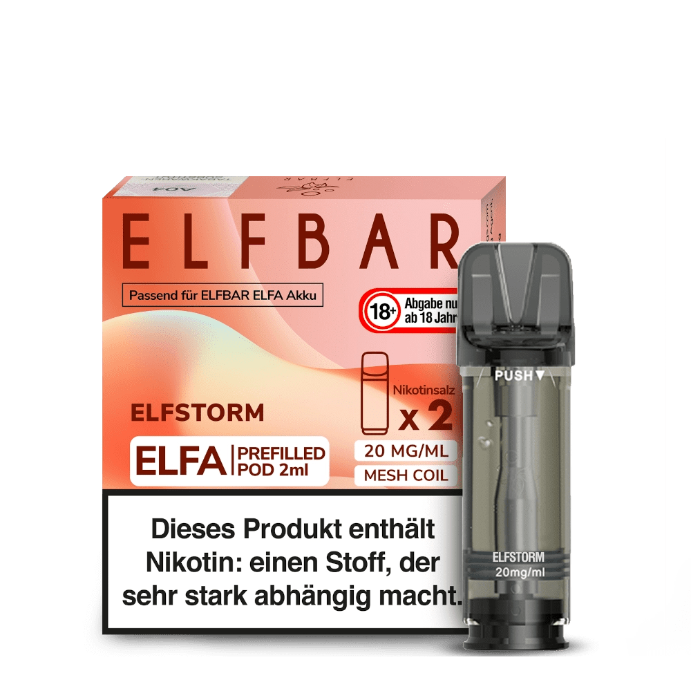 Elf Bar Elfa Pod (2er Set) - Elfergy (Energy Drink) Einweg Pod-System - EAN 4260769638913 - von vape-dealer.de