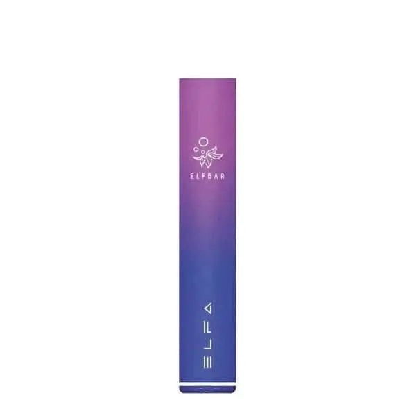 Entdecke das ELFA Basisgerät in Aurora Purple - Eleganz und Mystik vereint im tiefen lila Design von Elf Bar für deinen Vaping-Genuss.