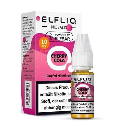 Erlebe den spritzigen Elfliq Cherry Cola Geschmack – perfekt für erfrischende Sommermomente, inspiriert von süßen Kirschen und Cola.