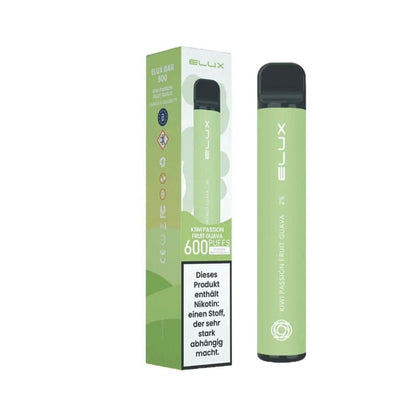 ELUX Bar 600 - Kiwi Passion Fruit Guava (Kiwi Passionsfrucht Guave) Einweg-Vape - EAN 6970684724148 - von vape-dealer.de