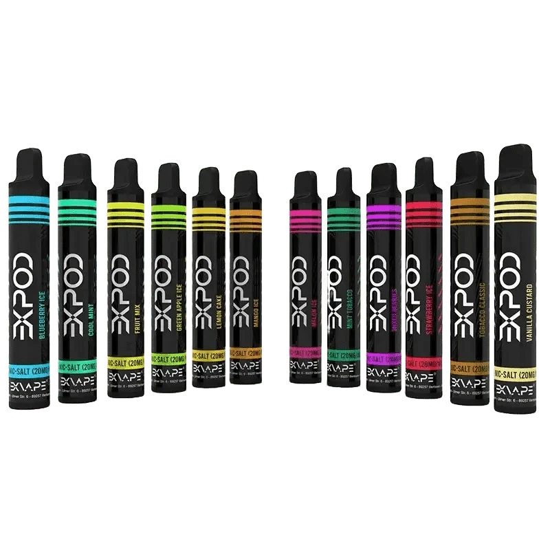 Erlebe die erfrischende eXpod Cool Mint mit Minze Menthol. Perfekt für einen klaren und belebenden Vape-Moment.
