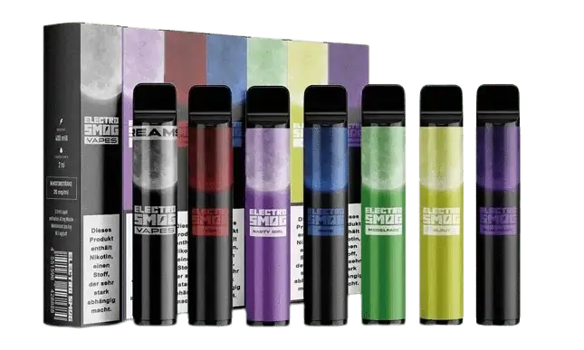 Entdecke Electro Smog - Modelface mit Honigmelonen-Geschmack; luxuriöse Vapes in verschiedenen Farben für dein elegantes Erlebnis.