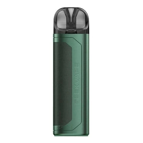 Entdecke das grüne GeekVape Aegis U Kit – dein natürlicher Begleiter für entspannte Vape-Momente im Freien.