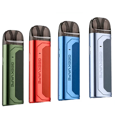 GeekVape Aegis U Kit in Rot und anderen Farben, dein energischer Begleiter mit leuchtendem Design für entspannte Sommer-Vibes.