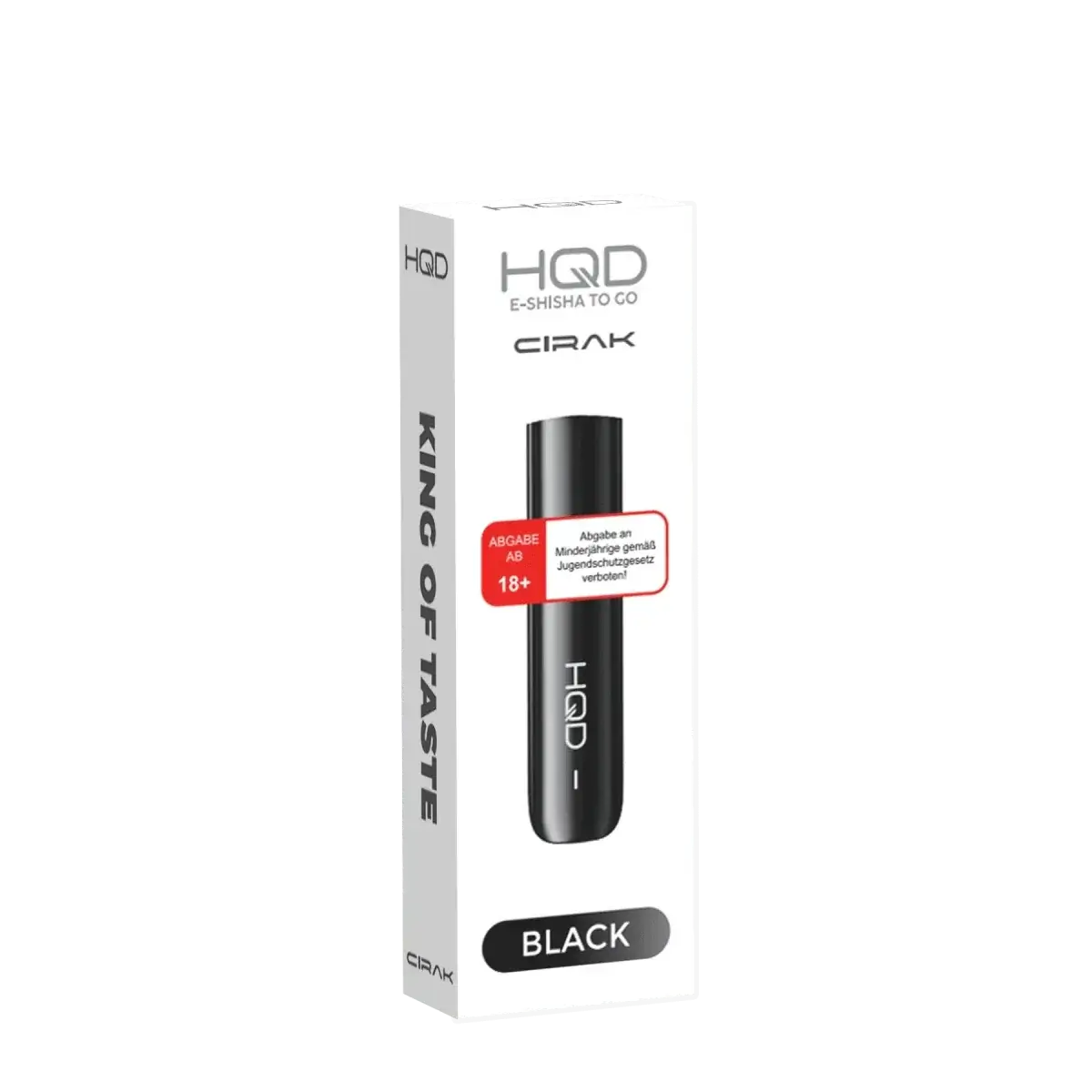Entdecke das HQD Cirak Basisgerät in elegantem Schwarz, perfekt für deine anspruchsvolle und stilvolle Vape-Erfahrung. Ab 18 erhältlich.