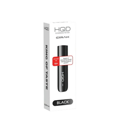 Entdecke das HQD Cirak Basisgerät in elegantem Schwarz, perfekt für deine anspruchsvolle und stilvolle Vape-Erfahrung. Ab 18 erhältlich.