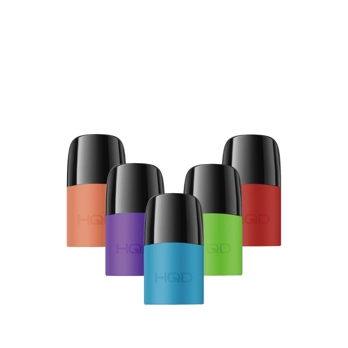 Bunte HQD Cirak Pods in verschiedenen Farben für ein erfrischend süßes Vaping-Erlebnis.