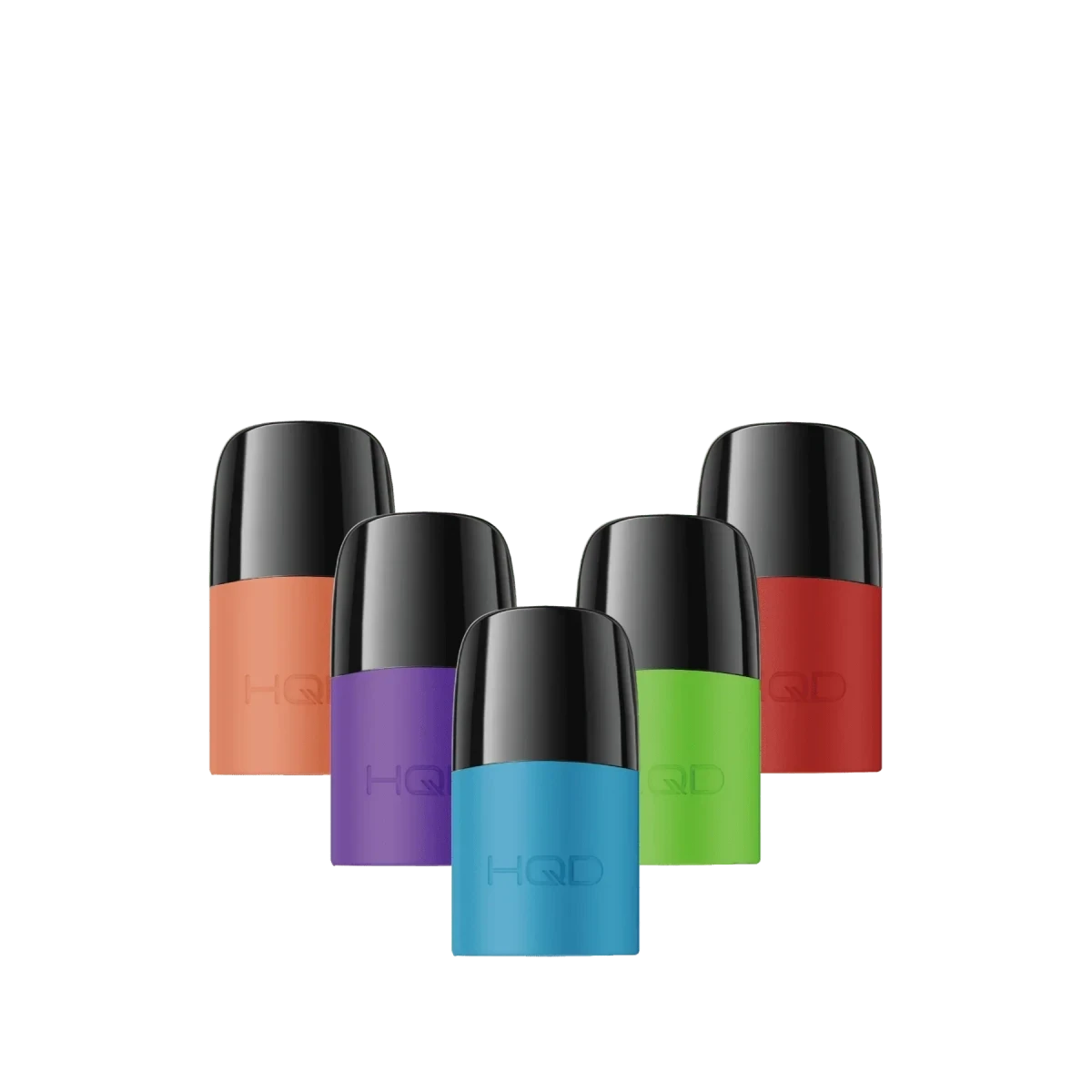 Fünf farbige HQD Cirak Pods für ein einzigartiges Vaping-Erlebnis