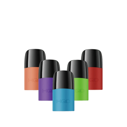 Fünf farbige HQD Cirak Pods für ein einzigartiges Vaping-Erlebnis