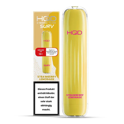 HQD Surv - Strawberry Lemonade (Erdbeerlimonade) Einweg-Vape - EAN 6974866042365 - von vape-dealer.de