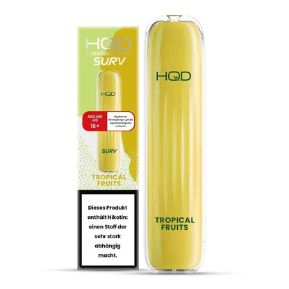 Alt Tag: Tauche mit HQD Surv Tropische Früchte in ein exotisches Geschmackserlebnis ein, ideal für abenteuerlustige Genießer.