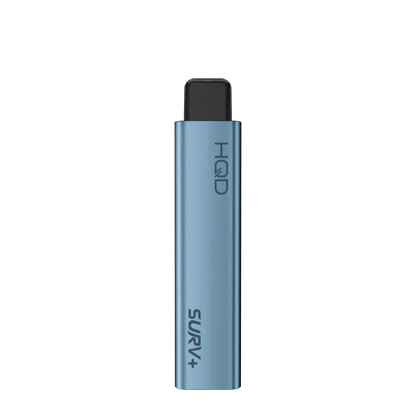 HQD Surv+ Blurry Lemon Vape pen in blauem Aluminium-Design, perfekt für erfrischenden Blaubeere-Zitrone Geschmack unterwegs.
