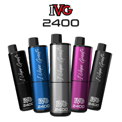 Acme Global IVG 2400 Basisgerät - Black (Schwarz) Einweg Pod-System - EAN 8P-7G0Y-0B56 - von vape-dealer.de