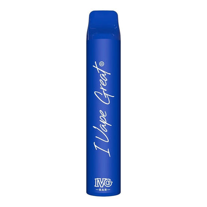 Entdecke den IVG Plus Blue Raspberry Ice Vape mit kühlem Menthol-Kick, perfekt für fruchtige und erfrischende Dampferlebnisse.