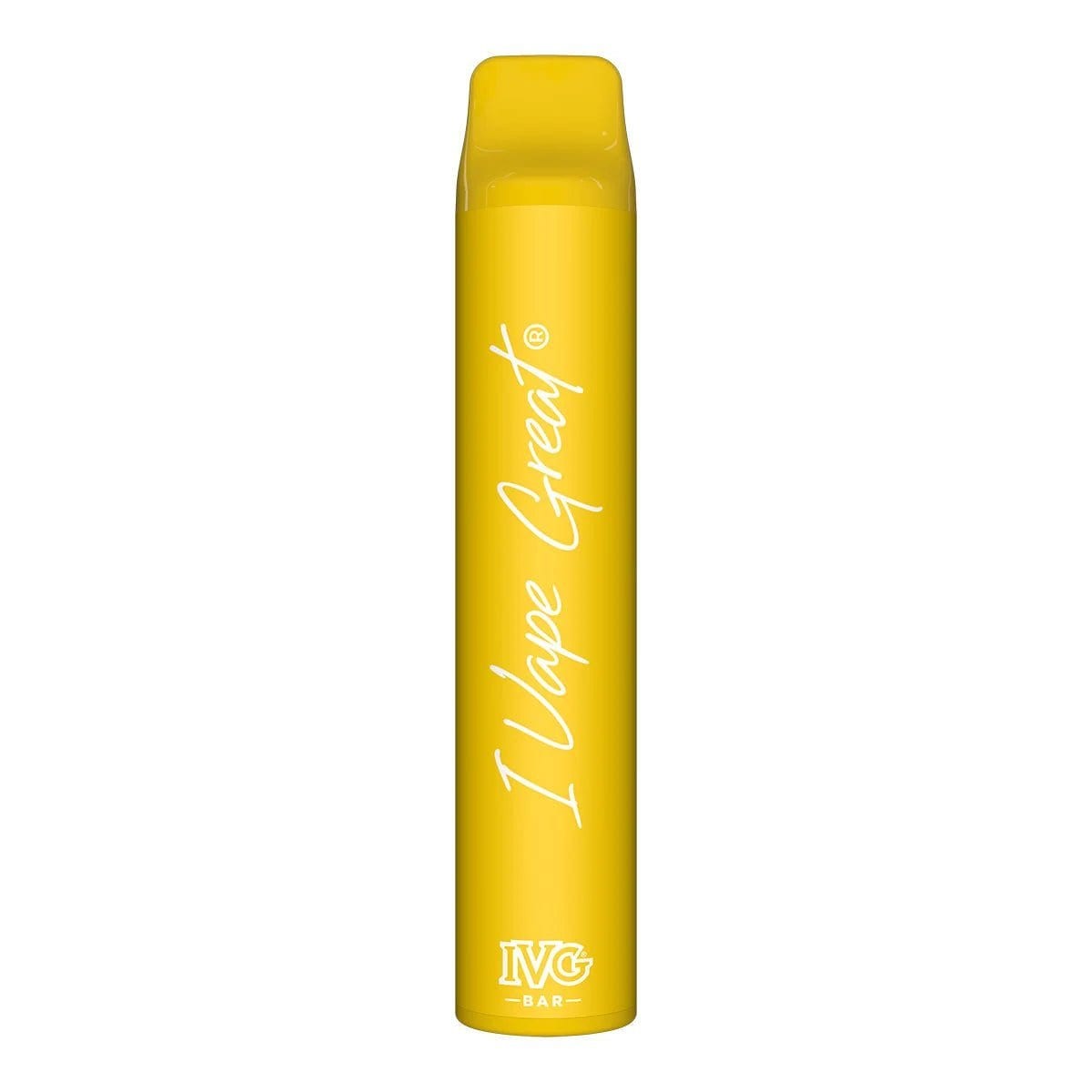 Genieße den tropischen Geschmack mit dem gelben IVG Plus Exotic Mango Vape Pen. Perfekt für dein exotisches Dampferlebnis.