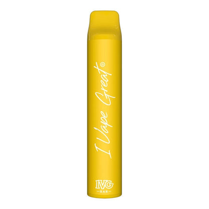 Genieße den tropischen Geschmack mit dem gelben IVG Plus Exotic Mango Vape Pen. Perfekt für dein exotisches Dampferlebnis.