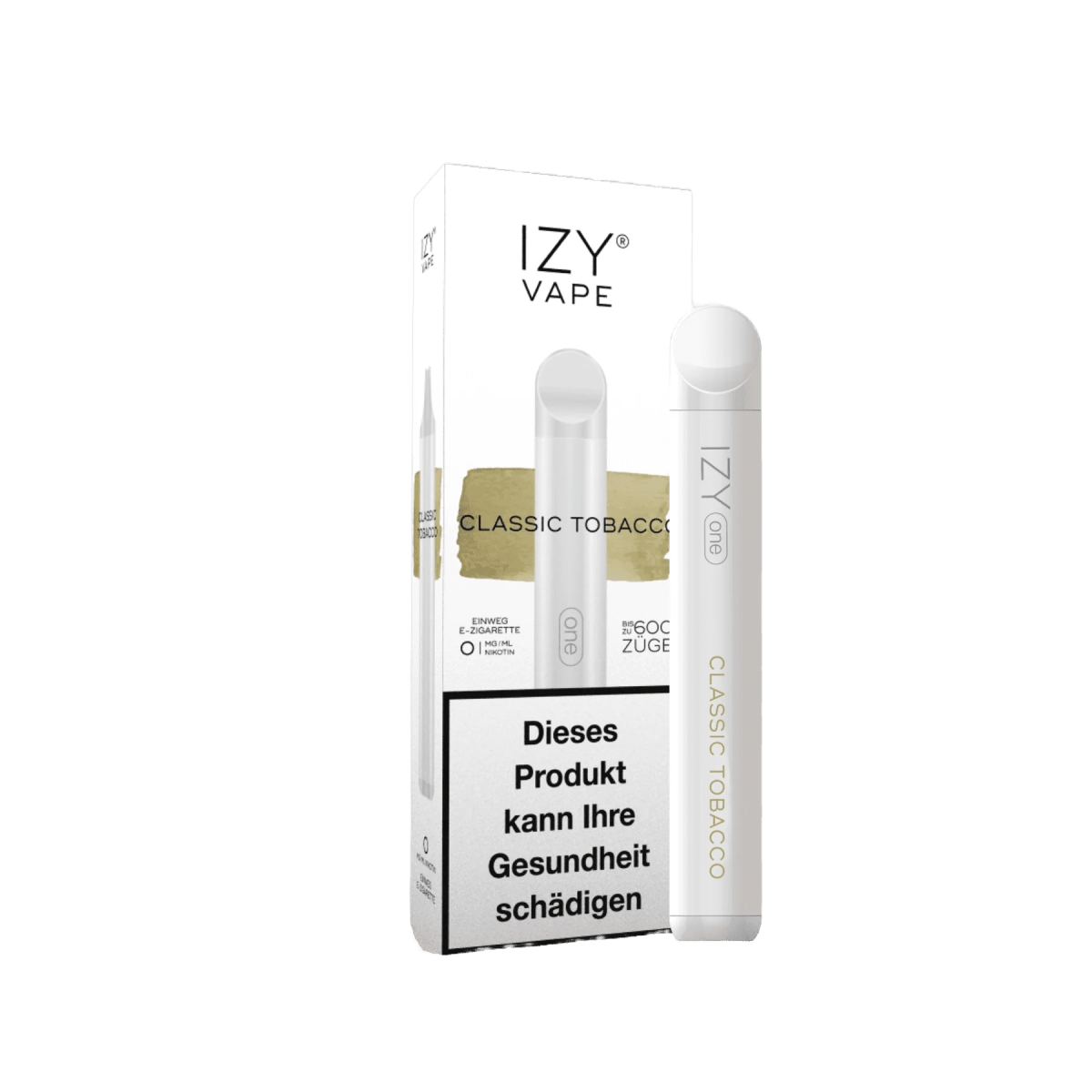 Entdecke Izy One Classic Tobacco – authentisches Tabakaroma, ideal für entspannte Momente und traditionelle Raucherlebnisse.