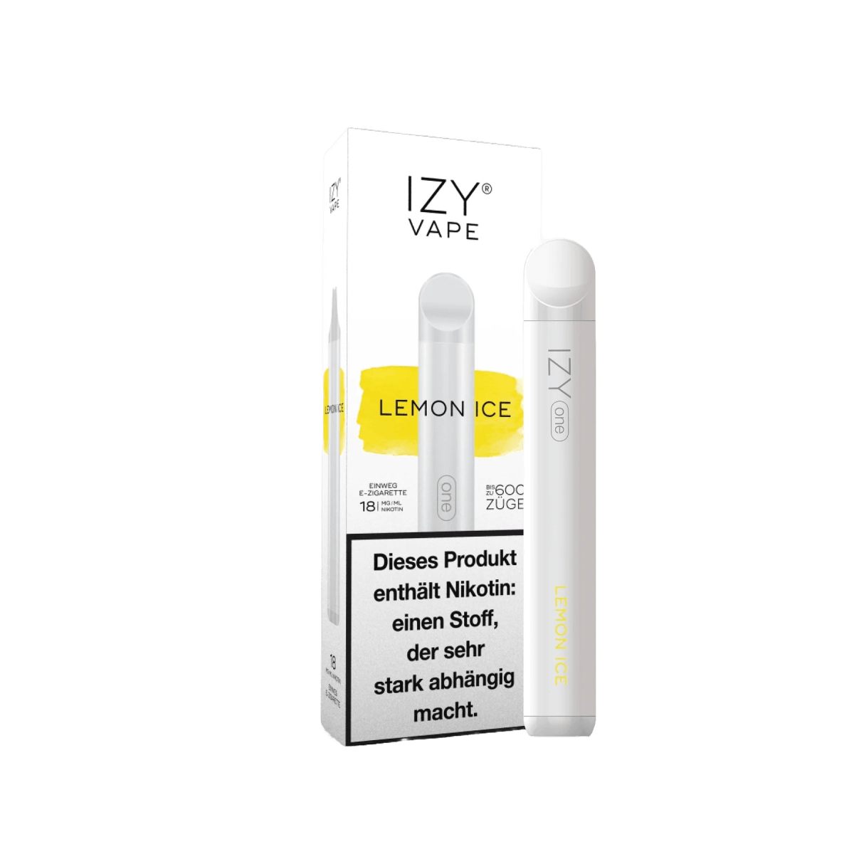 Izy Vape Izy One - Lemon Ice (Zitrone Menthol) Einweg-Vape kaufen Izy Vape Izy One - Lemon Ice (Zitrone Menthol) Einweg-Vape kaufen