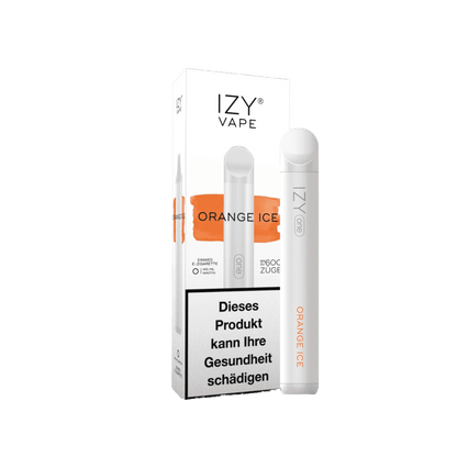 Izy Vape Izy One - Orange Ice (Orange Menthol) 0% Einweg-Vape - EAN - von vape-dealer.de