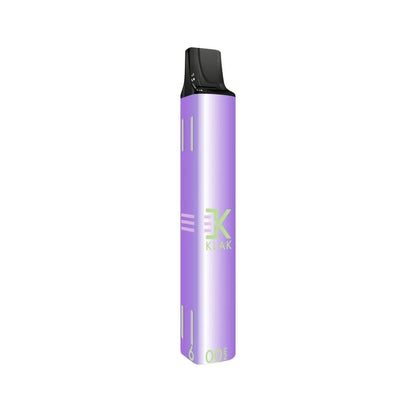 Klik-Klak Aloe Grape Einweg E-Zigarette, lila Design, entspannende Aloe und süße Traube, Geschmacksoase im hektischen Alltag