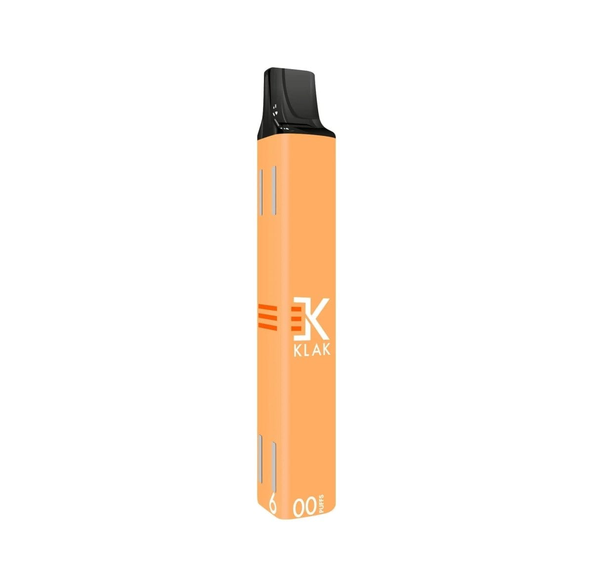 Klik-Klak Peach Ice E-Zigarette mit Pfirsich-Menthol-Geschmack, ideal für den erfrischenden Genuss unterwegs.