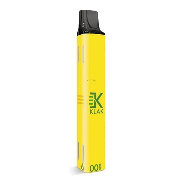Erlebe den erfrischenden Geschmack mit dem Klik-Klak Green Lemon Vape Pen: perfekt für eine belebende Zitronenpause.