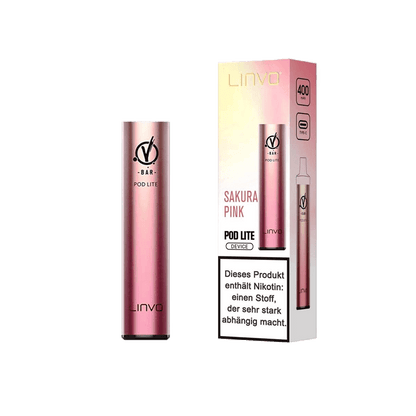 Linvo Pod Lite in Sakura Pink, perfektes Gerät für farbenfrohe Freude.