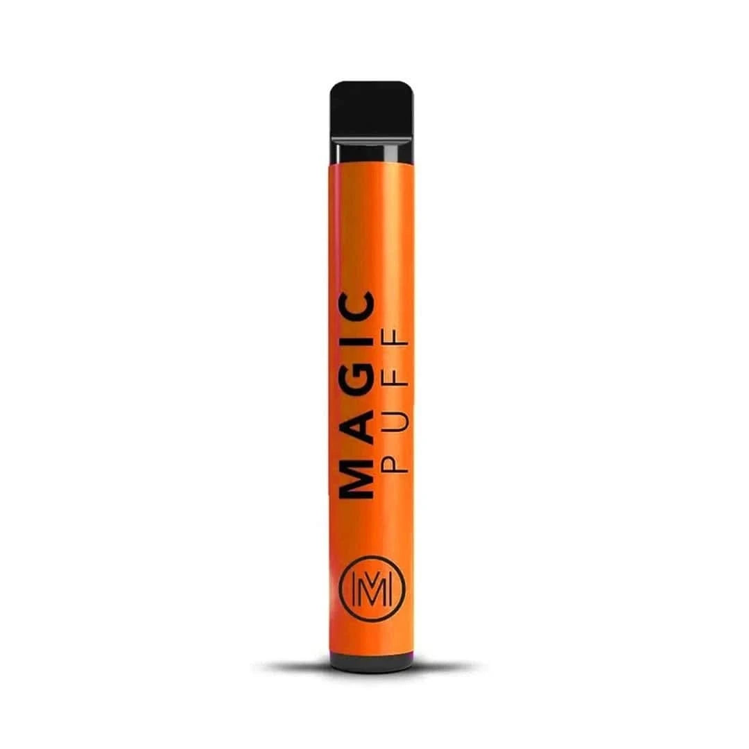 Magic Puff 700 Einweg E-Zigarette in leuchtendem Orange für ein einzigartiges Vape-Erlebnis.