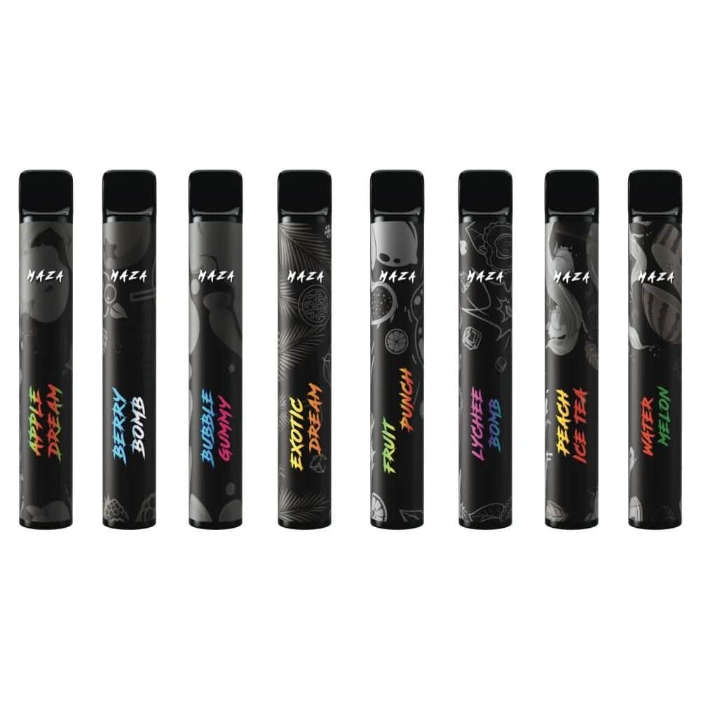 Entdecke Maza Go Vapes: Apple Dream bis Watermelon – Deine Genussvielfalt.