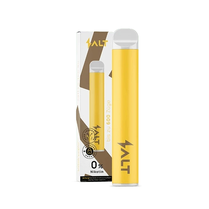 Salt Switch von Pro Vape in schickem Gelb, deine Wahl für bis zu 600 genussvolle Züge, ganz ohne Nikotin – locker und stilvoll!