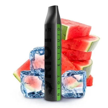Alt Tag: Entdecke die Riot Bar E-Zigarette mit erfrischendem Wassermelonen-Geschmack, einer coolen Mischung aus Saft und Eis.