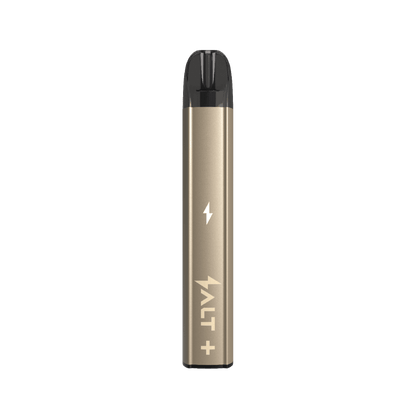 Probiere das schimmernde Pro Vape SALT+ Basisgerät in Gold Metallic - perfektes Accessoire für deinen glamourösen Vape-Stil!