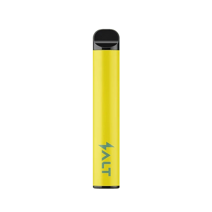 Gelbes Salt Switch Vape mit Bananen-Menthol-Geschmack, ideal für entspanntes Dampfen und kühle Erfrischung, wo und wann du willst.