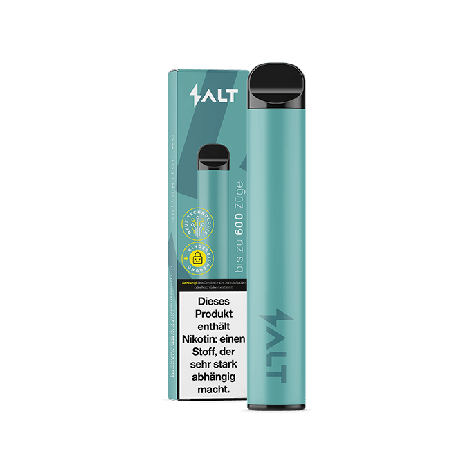 Salt Switch Cool Mint Pfefferminze E-Zigarette mit erfrischendem Geschmack, bis zu 600 Züge. Ideal für kühle Dampfmomente.