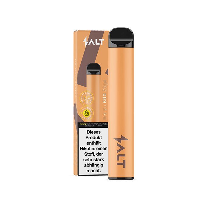 Salt Switch - Pfirsich Menthol, dein erfrischender Eistee am Strand, immer griffbereit für den ultimativen Urlaubsgenuss.