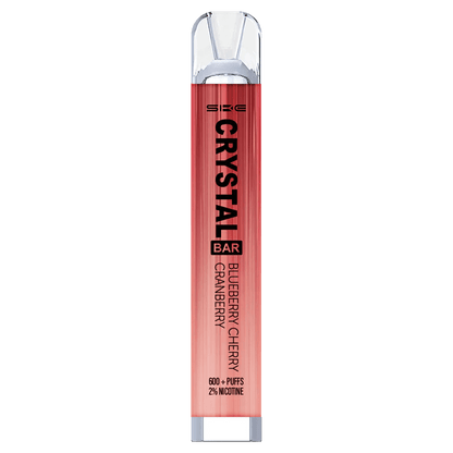 SKE Crystal Bar in fruchtigem Blueberry Cherry Cranberry Geschmack, perfekt für den vollen Genuss eines Beerenkuchens.