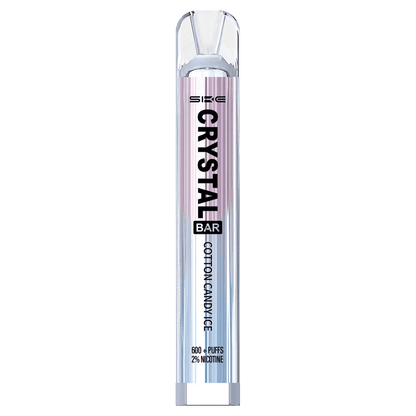SKE Crystal Bar Zuckerwatte Menthol - Verspieltes Dampfen mit süßem Zuckerwatte und kühlem Menthol, ideale Wahl für Jahrmarktfreunde.