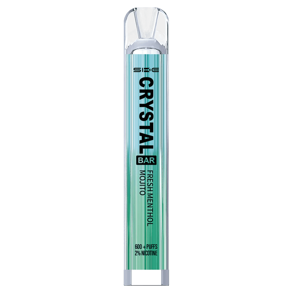 SKE Crystal Bar in frischer Menthol Mojito Geschmacksrichtung, ideal für ein erfrischendes Dampferlebnis - 600 Züge, 2% Nikotin.