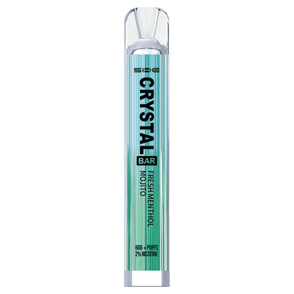 SKE Crystal Bar in frischer Menthol Mojito Geschmacksrichtung, ideal für ein erfrischendes Dampferlebnis - 600 Züge, 2% Nikotin.