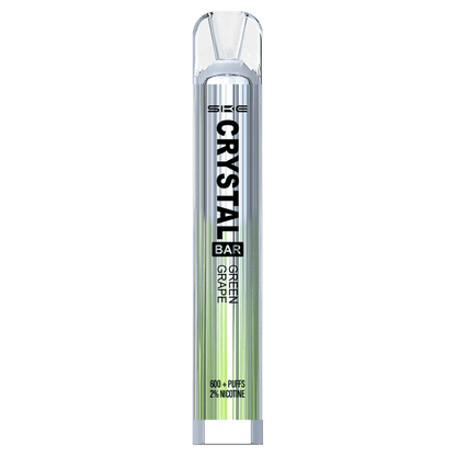 Tauche ein in die Welt der Crystal Bar Green Grape, das perfekte E-Zigaretten-Erlebnis mit süßem Traubenaroma. Probiere es aus!