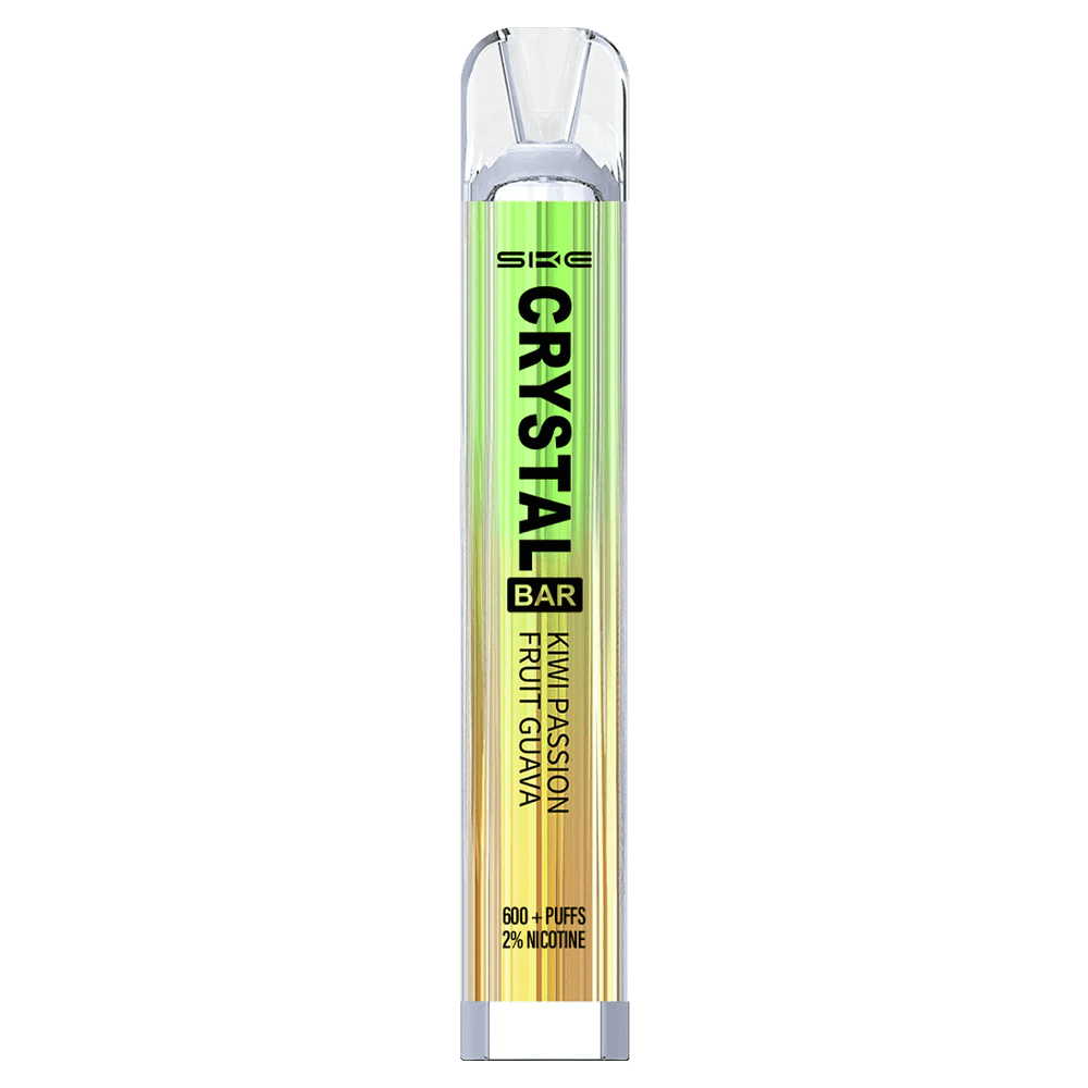 Genieße den tropischen Geschmack der SKE Crystal Bar - Kiwi Passionsfrucht Guave. Ein Hauch Exotik für deinen Alltag.