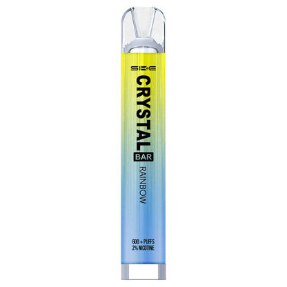 Erlebe die Rainbow Bonbonmischung mit der SKE Crystal Bar Einweg E-Zigarette, perfekt für süße und fruchtige Vape-Momente.