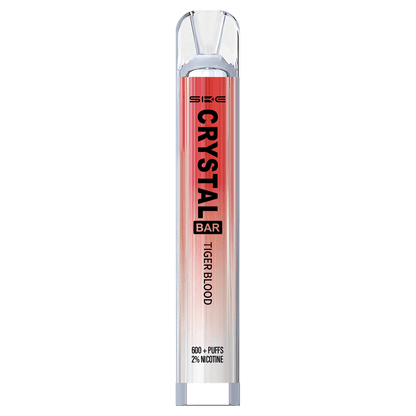 Genieße den intensiven Kick des SKE Crystal Bar Tiger Blood Vape – perfekt für deine Energie und Geschmackserlebnis!