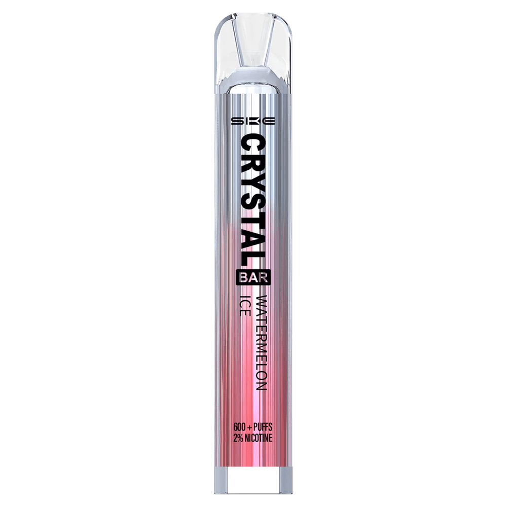Entdecke die SKE Crystal Bar Watermelon Ice für ein erfrischendes Dampferlebnis mit saftiger Wassermelone und kühlem Menthol.