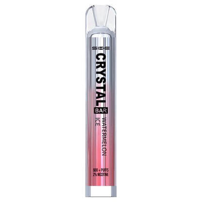 Entdecke die SKE Crystal Bar Watermelon Ice für ein erfrischendes Dampferlebnis mit saftiger Wassermelone und kühlem Menthol.