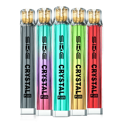 Bunte Auswahl an SKKE Crystal Plus Basisgeräten, ideal für Eleganz und Stil im Alltag.
