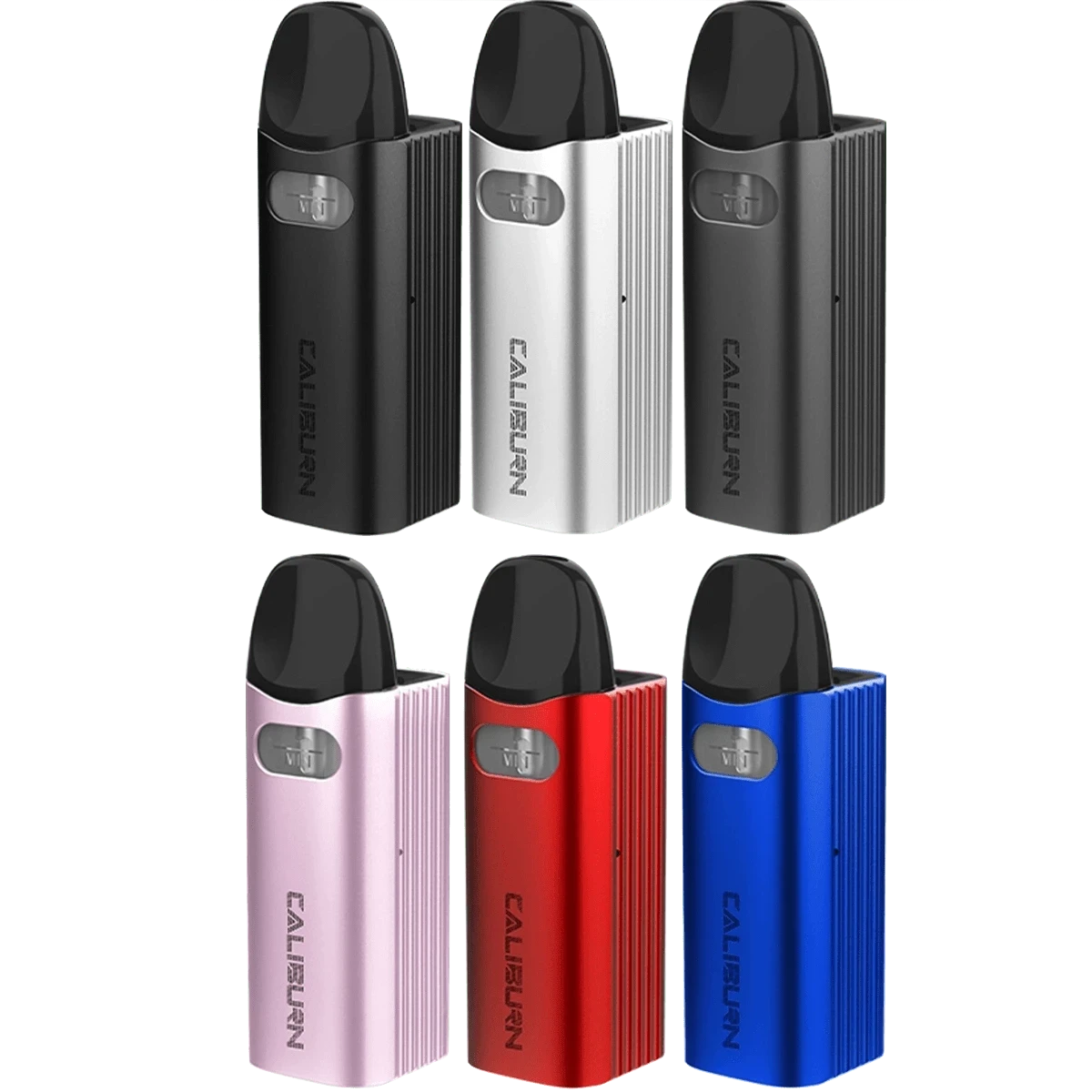 Verschiedene Uwell Caliburn AZ3 Pod-Kits in futuristischen Farben. Perfekt für dich, den Technikliebhaber und Trendsetter.